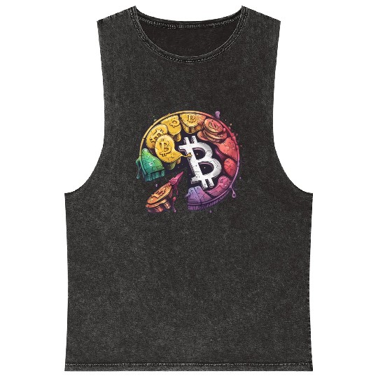 Pi day 3.14 Math Crypto Bitcoin Change The Cookie Mineral Wash Tank Tops