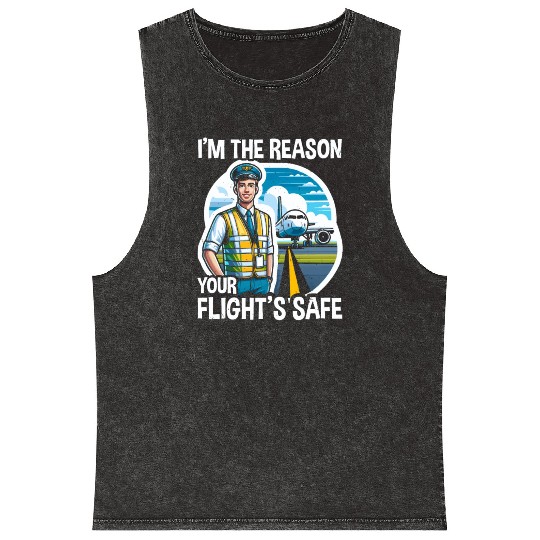 Airport Safety Officer Aviation Airport Jobs Mineral Wash Tank Tops