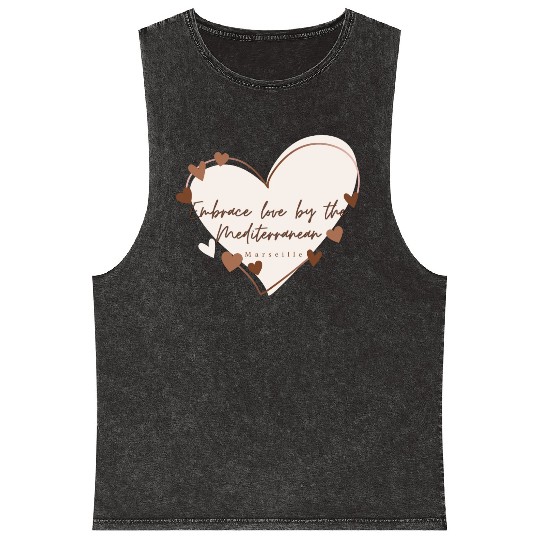 Embrace love by the Mediterranean Mineral Wash Tank Tops