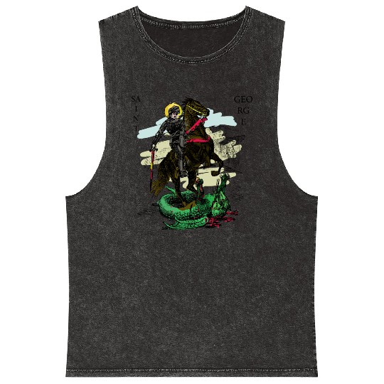 St. George and the Dragon Mineral Wash Tank Tops