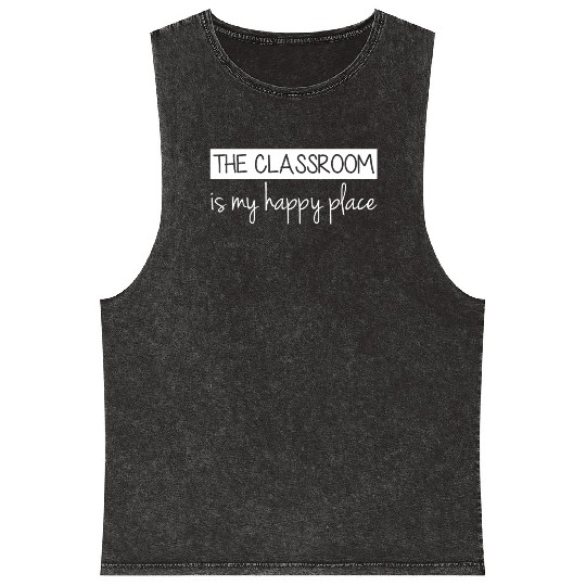 Teachers School College Students Teacher Mineral Wash Tank Tops