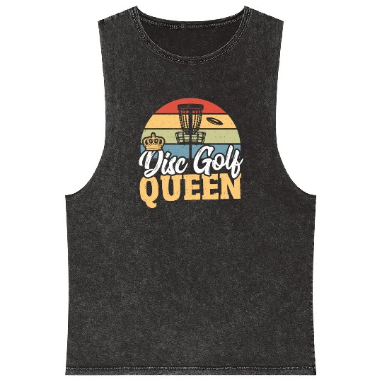 Birdie Putter Backhand Disc Golf Tree Love Mineral Wash Tank Tops