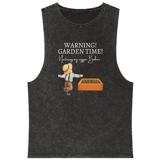 Gardening your own vegetables vegetable Gardener Mineral Wash Tank Tops