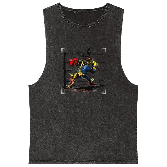 Roo in the Ring: The Knockout Punch of Pop Art Mineral Wash Tank Tops