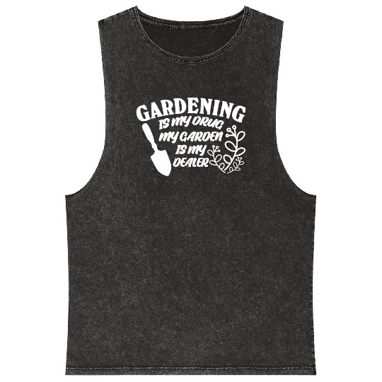 Gardener Gardening Garden Mineral Wash Tank Tops