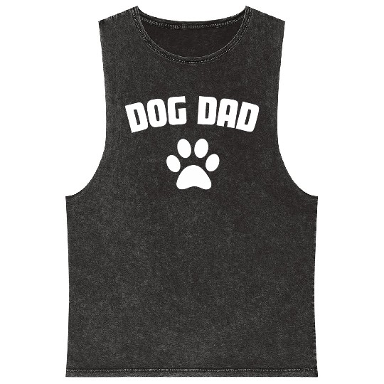 DOG DAD Design ,for dog lovers ,dog owners gift. Mineral Wash Tank Tops
