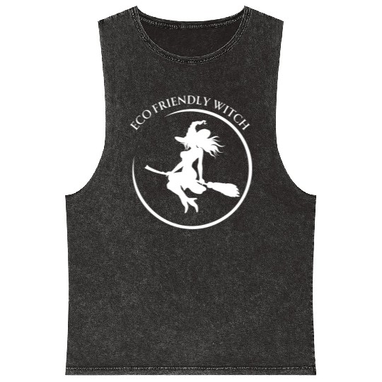 Eco-Friendly Witch: Fly Green Mineral Wash Tank Tops