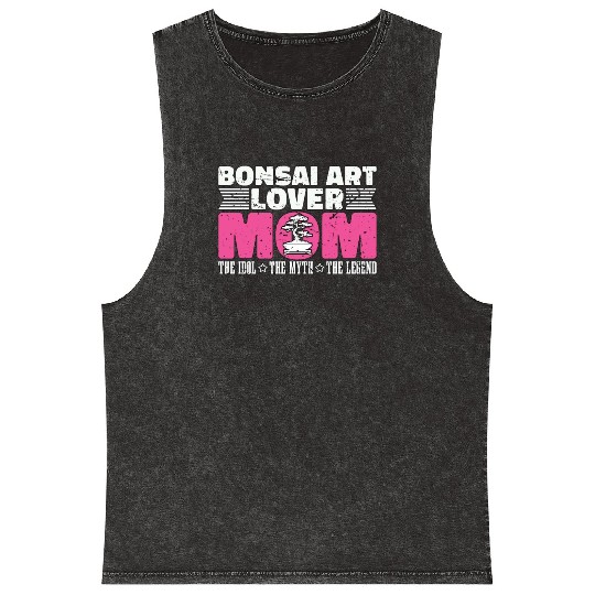 Bonsai Art Lover Mom The Idol The Bonsai Artist Mineral Wash Tank Tops