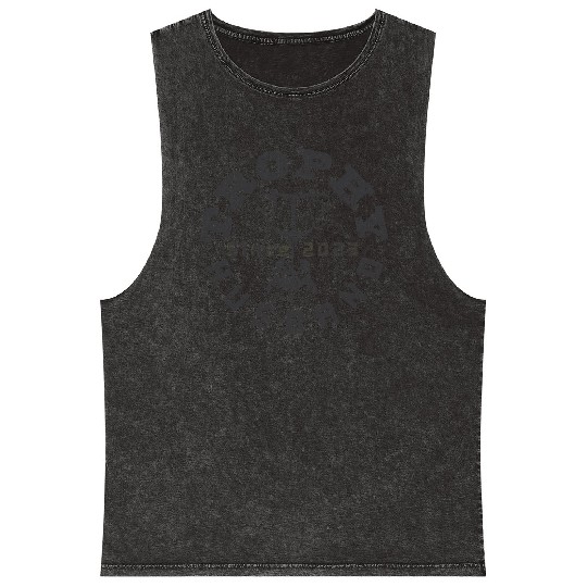 Trophy Husband 2023 Gray Mineral Wash Tank Tops