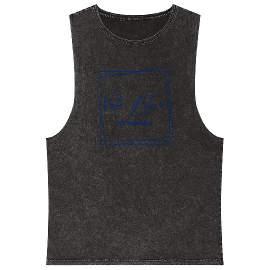 Vote Blue Election 2024 Gifts Mineral Wash Tank Tops