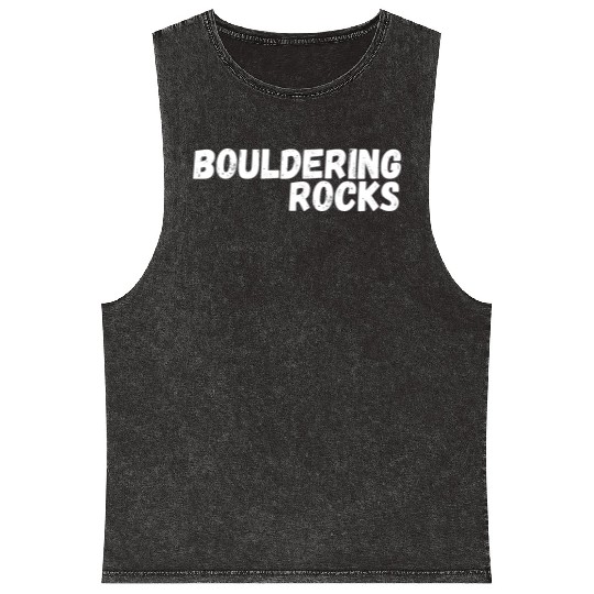 bouldering rocks Mineral Wash Tank Tops