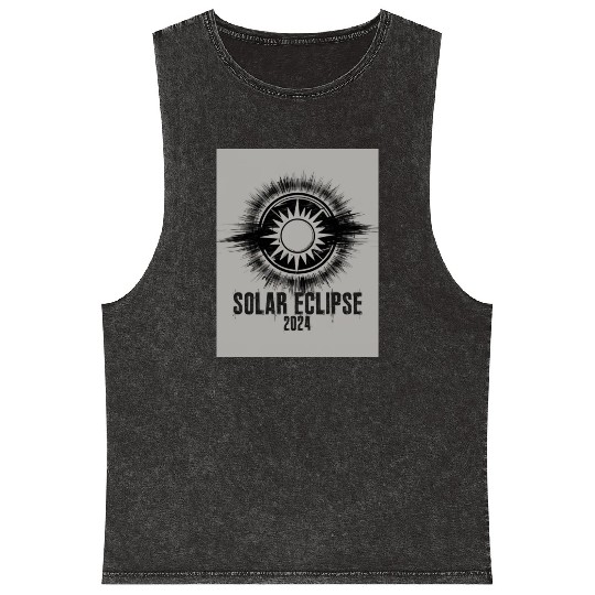 Solar Eclipse 2024 Naturally Phenomenal Mineral Wash Tank Tops