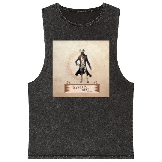 The World s Best Dog Dad Mineral Wash Tank Tops