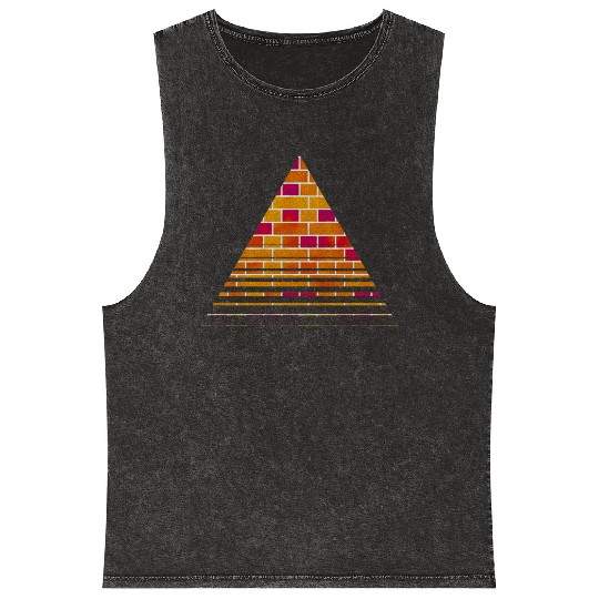 Brick triangle geometric element Mineral Wash Tank Tops