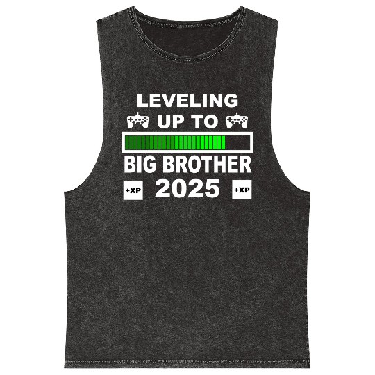 Level Up To Big Brother 2025 Mineral Wash Tank Tops