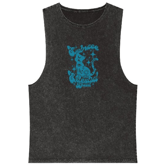 Embrace the existential Dread - Philosophy Mineral Wash Tank Tops