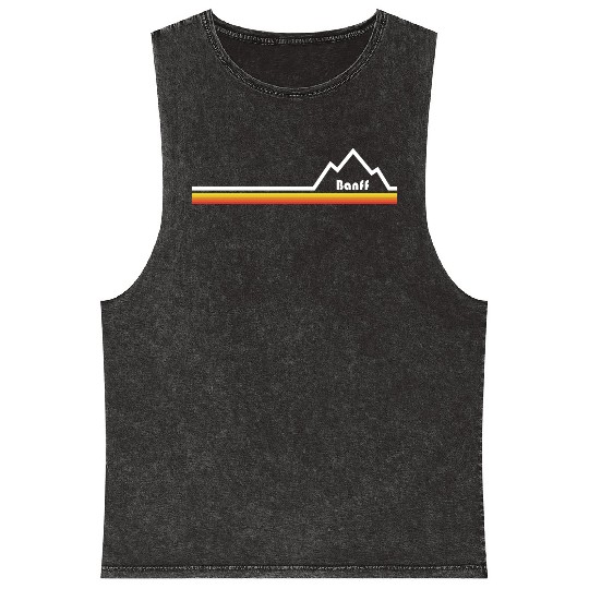 Banff National Park Alberta Canada Mineral Wash Tank Tops