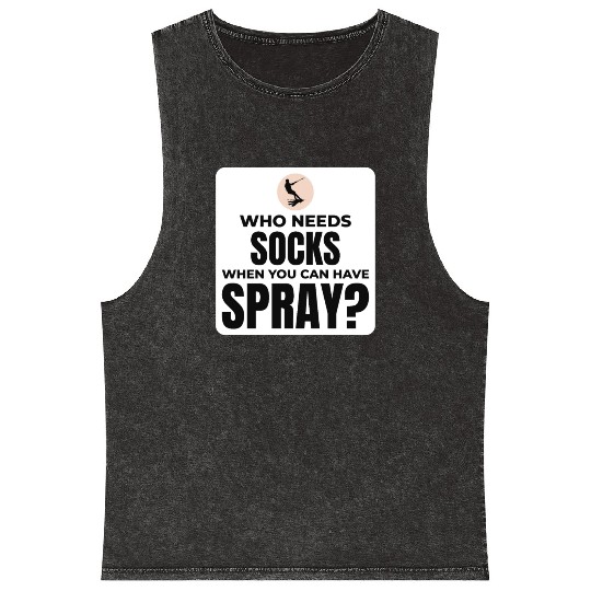 Barefoot Water Skiing Extreme Sports Barefooting Mineral Wash Tank Tops