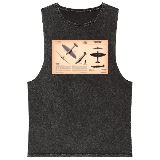 Spitfire Recognition Sheet Mineral Wash Tank Tops