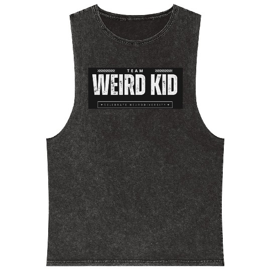 Team Weird Kid 2024 Mineral Wash Tank Tops