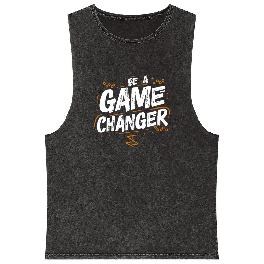 Be a game changer Mineral Wash Tank Tops