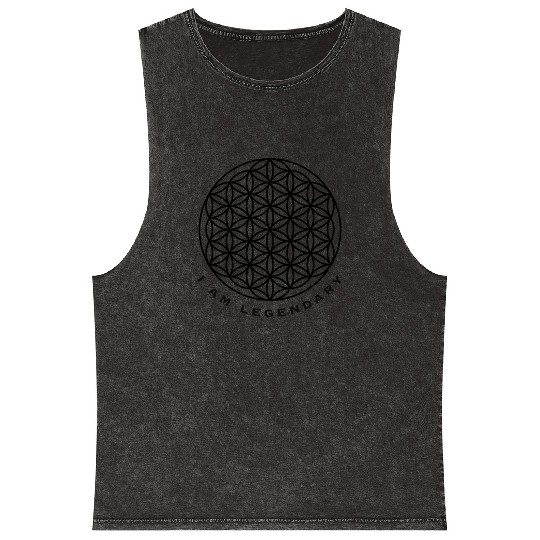 I Am Legendary Affirmation Apparel Mineral Wash Tank Tops