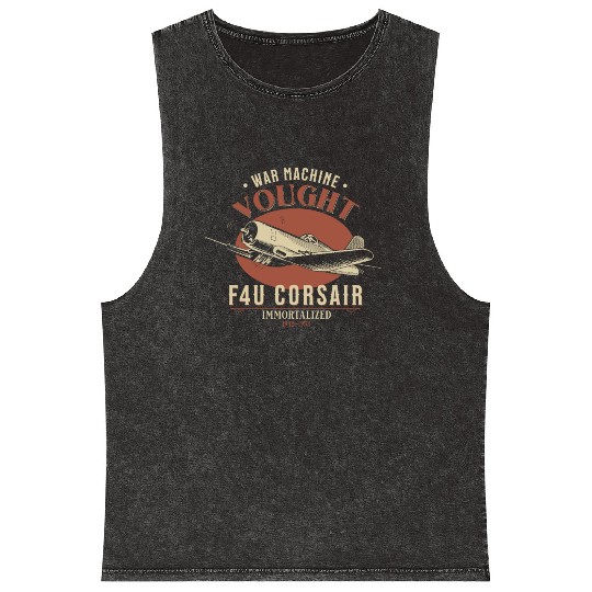 F4U Corsair | World War 2 Plane Mineral Wash Tank Tops