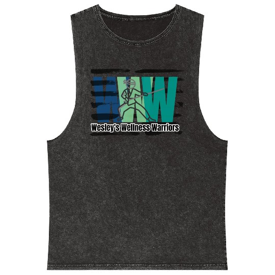 Wesley's Wellness Warriors - First Steps Fundraise Mineral Wash Tank Tops