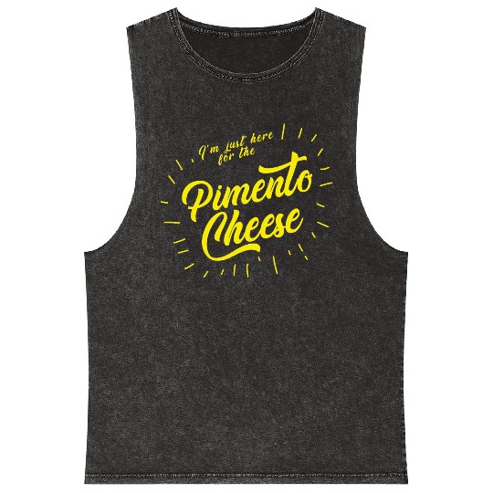 Im just here for the Pimento Cheese Golf Mineral Wash Tank Tops