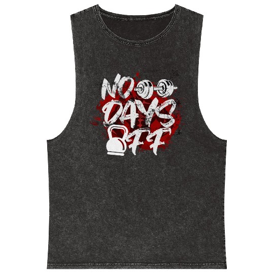 No Days Off Mineral Wash Tank Tops