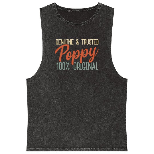 Poppy Genuine Trusted Original Mineral Wash Tank Tops