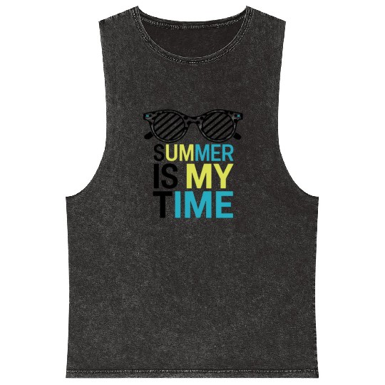 Summer & Sunglasses Mineral Wash Tank Tops