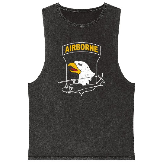 101st Airborne Division Mineral Wash Tank Tops