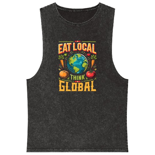 Farmers Market Farmer Agriculture Farming Food Mineral Wash Tank Tops