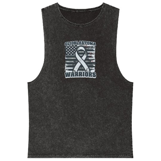 Glioblastoma Awareness Glioblastoma Warriors Mineral Wash Tank Tops