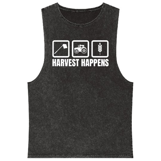 Harvest Happens Mineral Wash Tank Tops