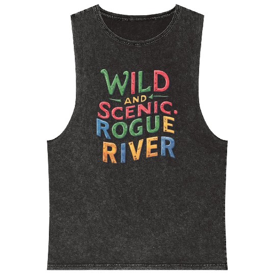 Wild and Scenic: Rogue River Mineral Wash Tank Tops