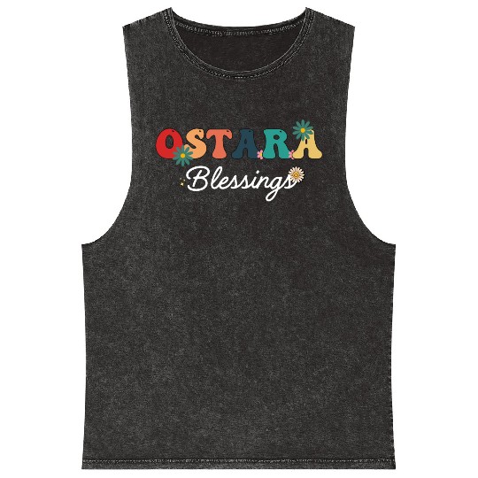 Easter Ostara Eostre - Pagan Witchcraft Spring Mineral Wash Tank Tops