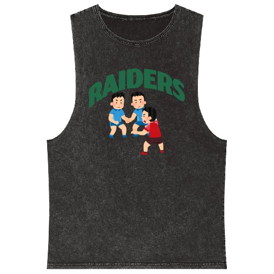 Raiders Mineral Wash Tank Tops