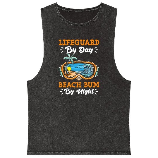 Lifeguard Swimmer Indoor Swimming Pool Rescue Mineral Wash Tank Tops
