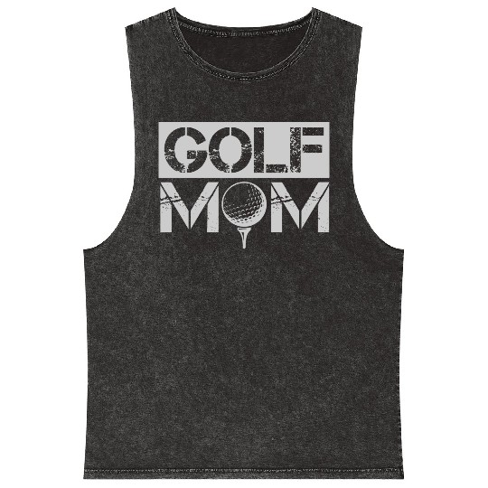 Golf mom Mineral Wash Tank Tops
