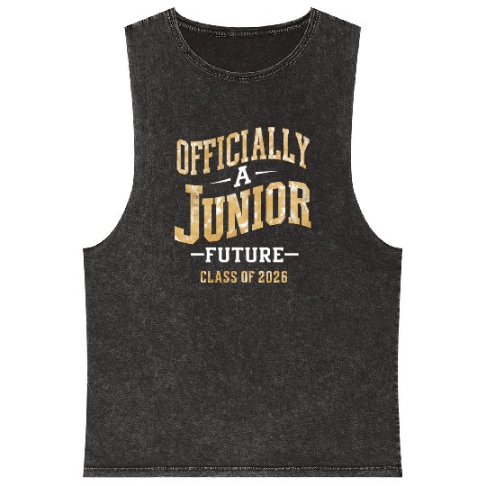 Officially A Junior Future Class of 2026 Mineral Wash Tank Tops