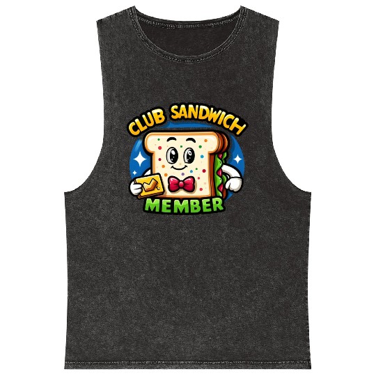 The Club Sandwich Member Mineral Wash Tank Tops