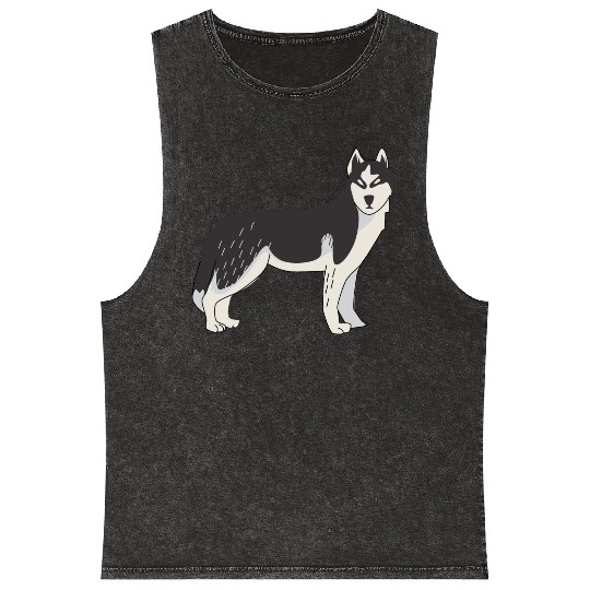 Husky Mineral Wash Tank Tops