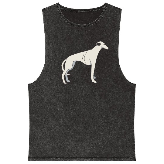 Russian greyhound Mineral Wash Tank Tops