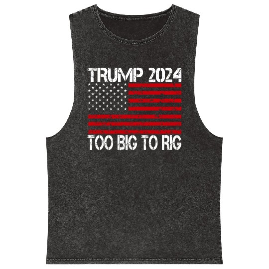 2024 Elections Too Big To Rig Mineral Wash Tank Tops