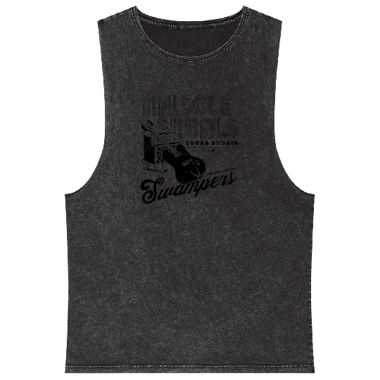 Vintage Muscle Shoals Guitar Mineral Wash Tank Tops