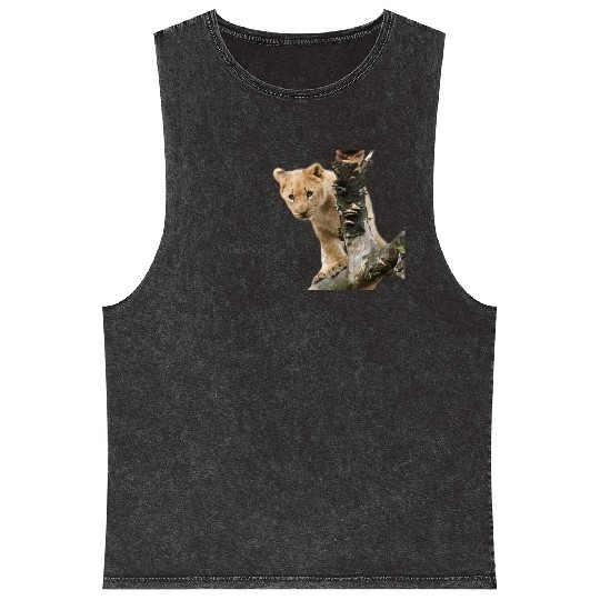 Lion King. Mineral Wash Tank Tops