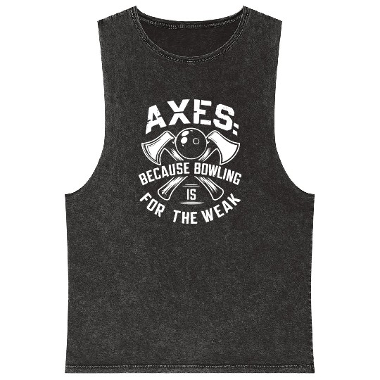 Axe Throwing Enthusiasts Championship Precision Mineral Wash Tank Tops
