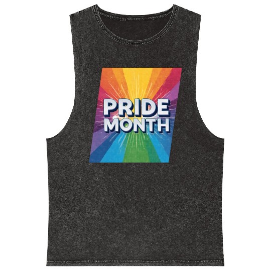 LGBTQ Pride Month Mineral Wash Tank Tops